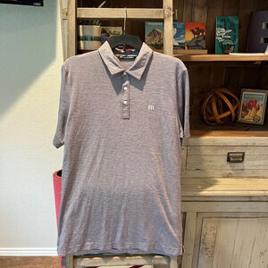 Travis Mathew men’s striped polo size Large